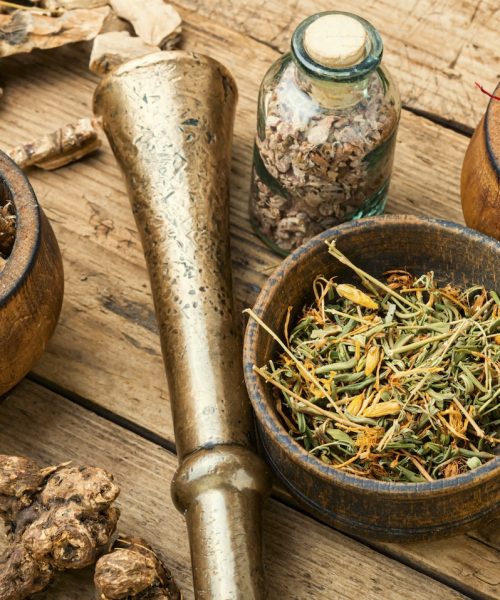 Medicinal herb and flower